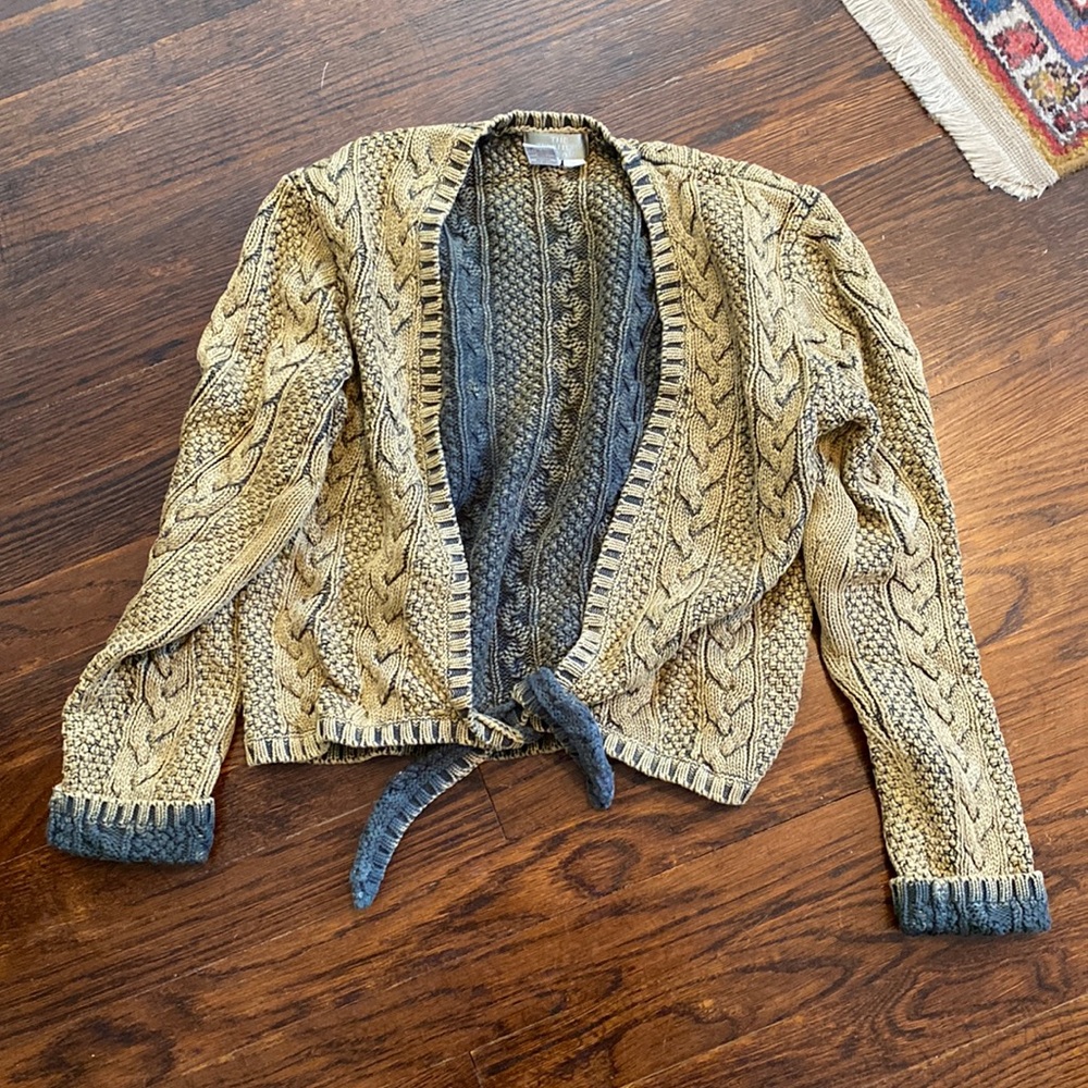 Wrap sweater